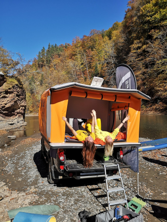 Надувная автомобильная палатка для пикапа